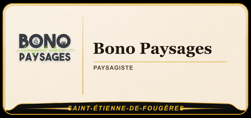 Partenaire Bono Paysages